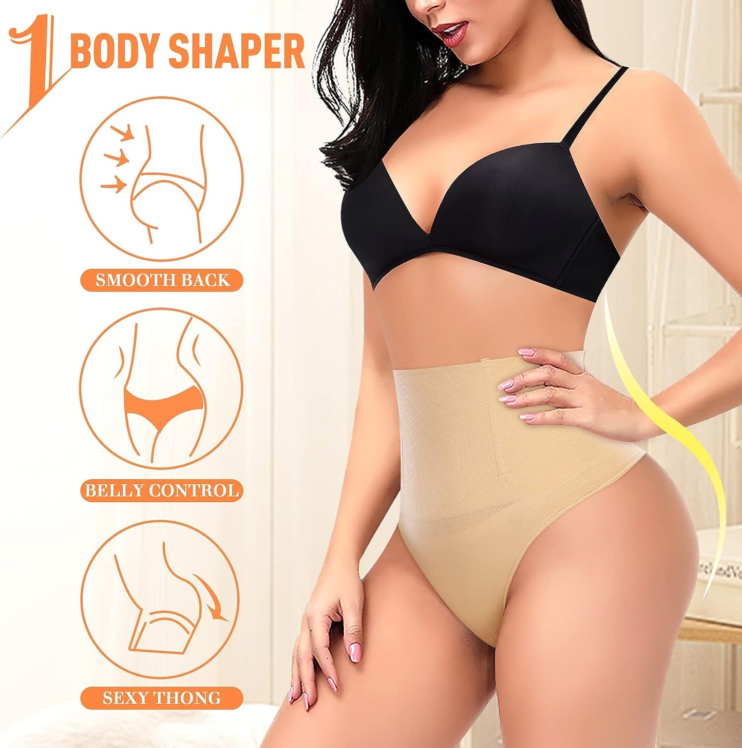 Everyday abdominal control thong